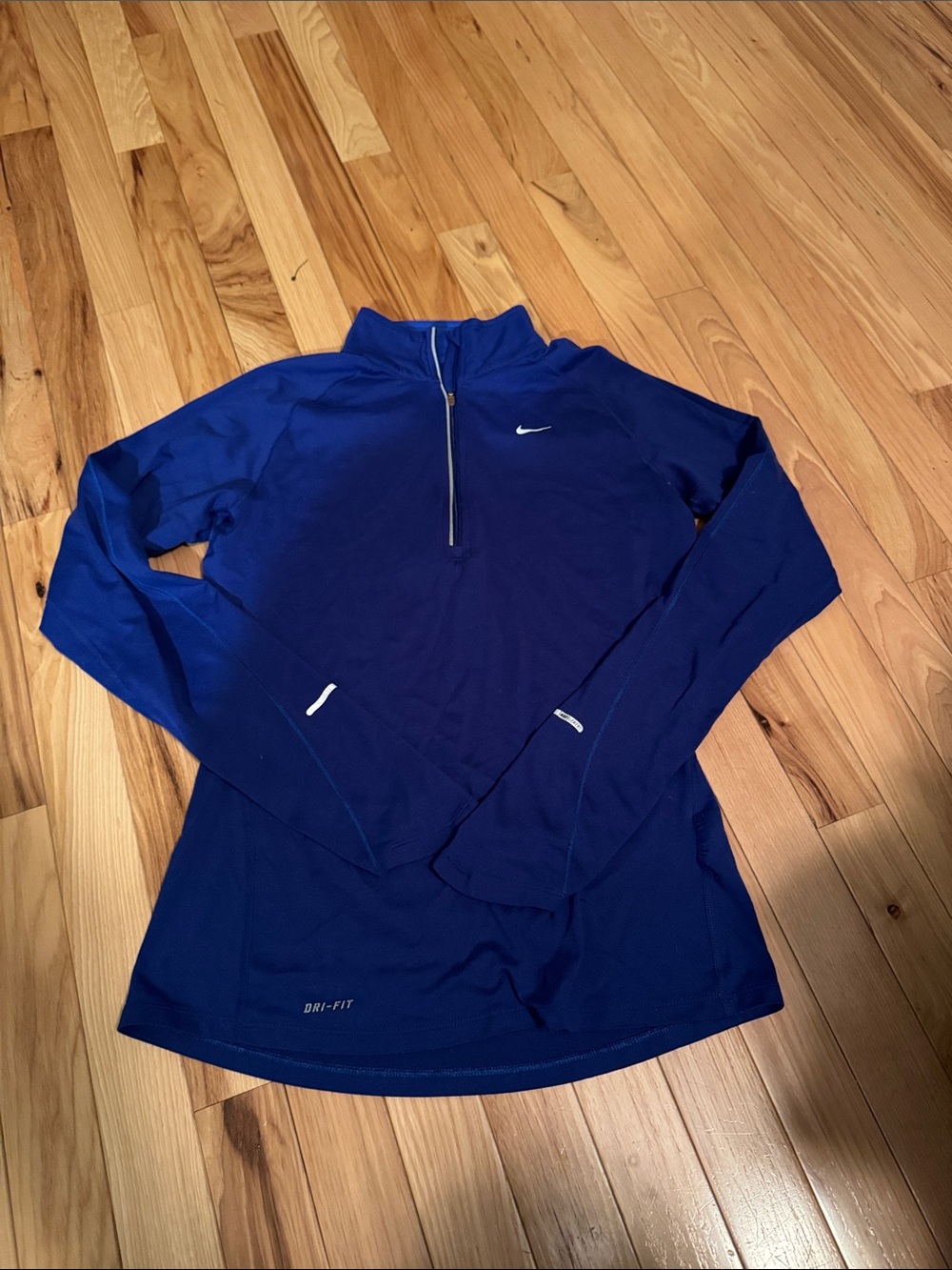Nike Women's Royal Blue Dri-FIT 1/4 Zip Pullover